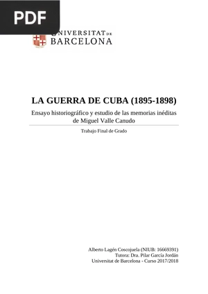 La Guerra de Cuba (1895-1898)