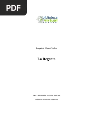 La Regenta