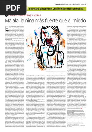 Malala, la niña más fuerte que el miedo (Artículo)