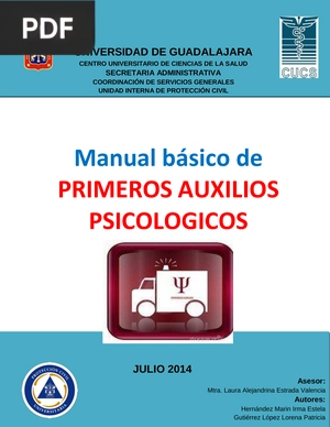 Manual básico de primeros auxilios psicológicos