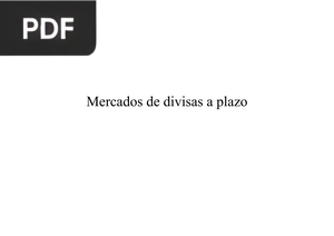 Mercados de divisas a plazo (Presentación)