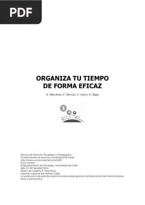 Organiza tu tiempo de forma eficaz