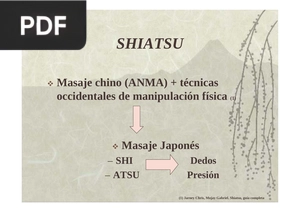 Shiatsu (Presentación) (Artículo)