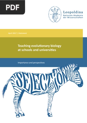 Teaching evolutionary biology at schools and universities (Ingles)