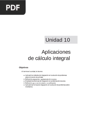 Aplicaciones de cálculo integral