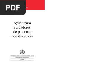 Ayuda para cuidadores de personas con demencia