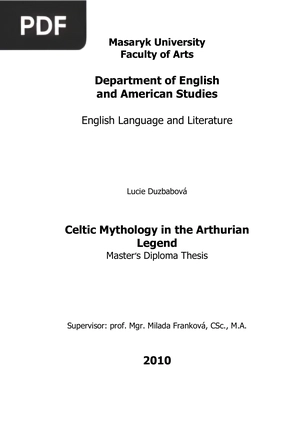 Celtic Mythology in the Arthurian Legend (Inglés)