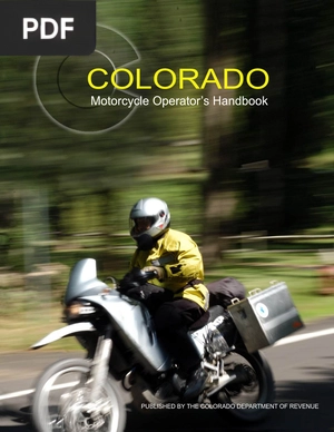 Colorado Motorcycle Operator’s Handbook