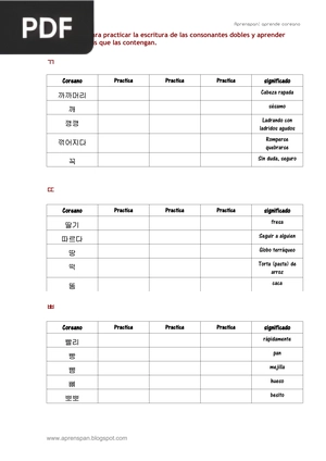 Consonantes dobles y vocabulario