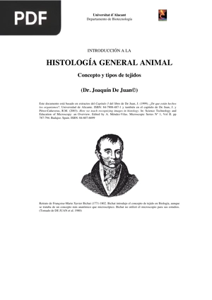 Introducción a la histología general animal