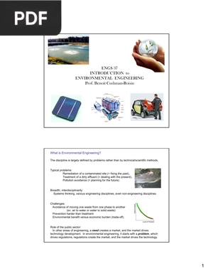 Introduction to Environmental Engineering (Inglés) (Presentación)