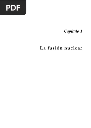 La fusión nuclear