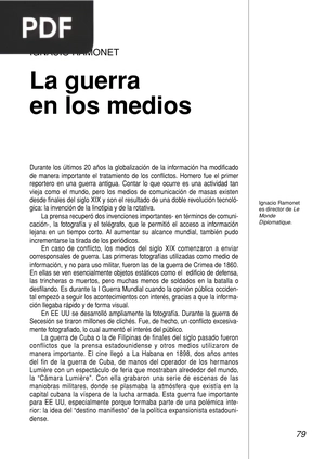 La guerra en los medios