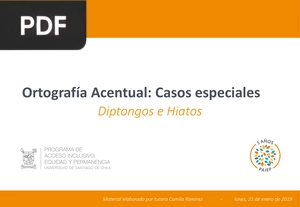 Ortografía Acentual: Casos especiales (Presentación)