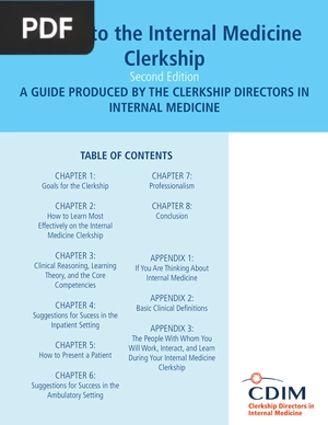 Primer to the Internal Medicine Clerkship (Inglés)