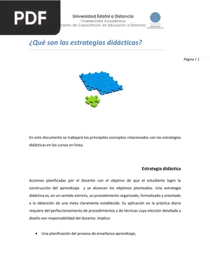 ¿Qué son las estrategias didácticas? (Artículo)