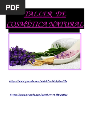 Taller de cosmética natural