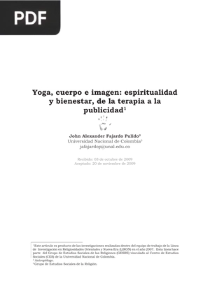 Yoga, cuerpo e imagen: espiritualidad y bienestar, de la terapia a la publicidad