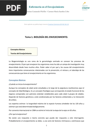 Biología del envejecimiento (Articulo)