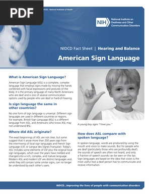 American Sign Language