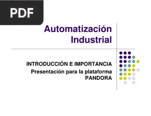 Automatización Industrial (Presentación)