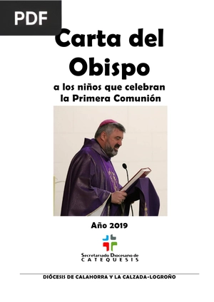 Carta del Obispo a los niños que celebran la Primera Comunión