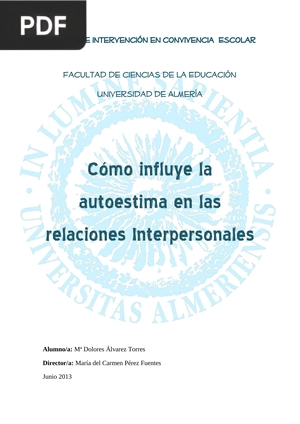 Cómo influye la autoestima en las relaciones Interpersonales