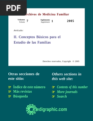 Conceptos Básicos para el Estudio de las Familias (Artículo)