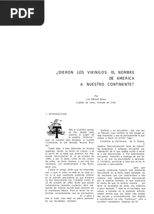 ¿Dieron los vikingos el nombre de América a nuestro continente? (Artículo)