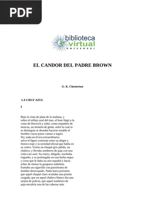 EL candor del Padre Brown