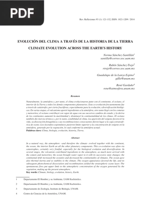 Evolución del clima a través de la historia de la tierra