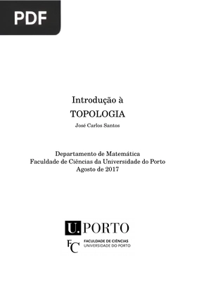 Introdução à Topologia (Portugués)