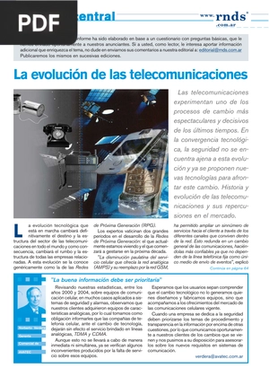 La evolución de las telecomunicaciones (Artículo)