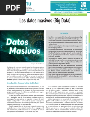 Los datos masivos (Big Data) (Artículo)