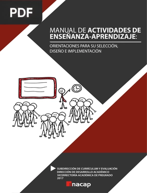 Manual de actividades de enseñanza-aprendizaje: orientaciones para su selección, diseño e implementación