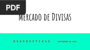 Mercado de divisas (Presentación)