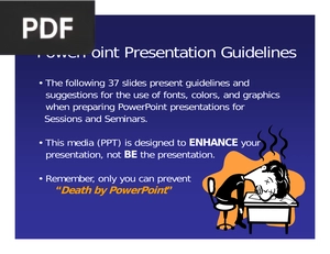 PowerPoint Presentation Guidelines (Inglés) (Presentación)