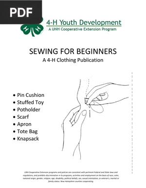 Sewing for beginners