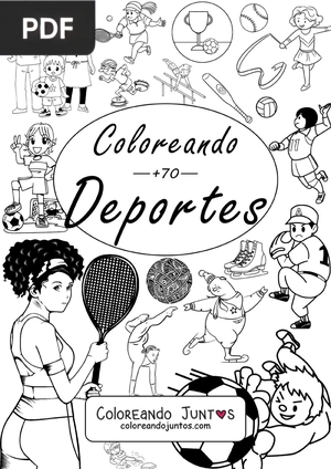 Libro de Deportes para Colorear