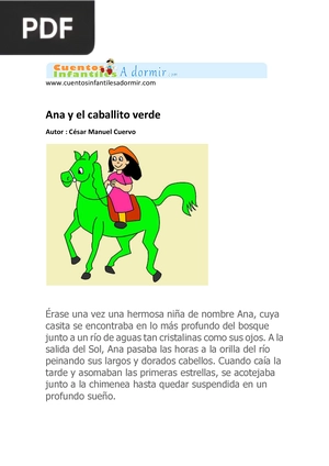 Ana y el caballito verde