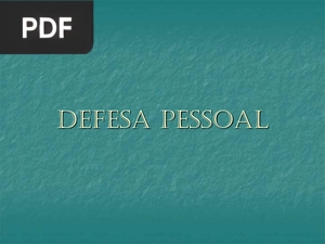 Defesa Pessoal (Portugués) (Presentación)