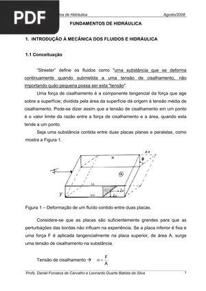 Fundamentos de Hidráulica (Portugués)