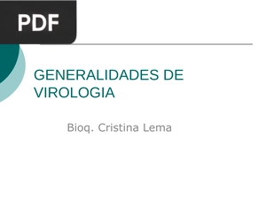 Generalidades de virología (Presentación)