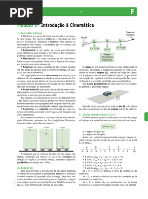 Introdução à Cinemática (Portugués)