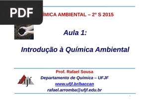 Introdução à Química Ambiental (Portugués) (Presentación)