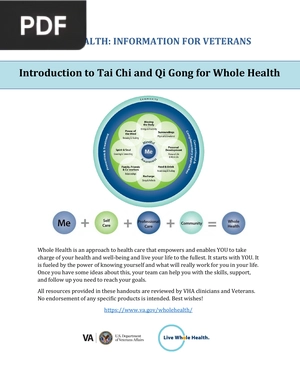 Introduction to Tai Chi and Qi Gong for Whole Health (Inglés) (Artículo)