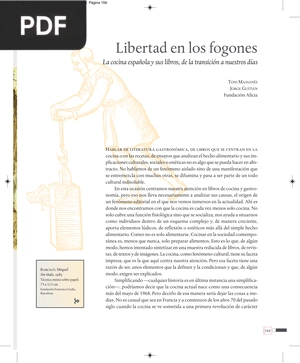 Libertad en los fogones