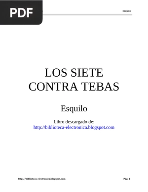 Los Siete Contra Tebes