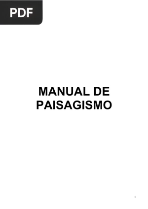 Manual de Paisagismo (Portugués)