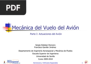 Mecánica del Vuelo del Avión (Presentación)